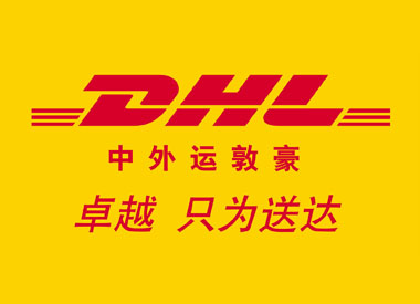 DHL中外運敦豪定制黃色無視窗提升門